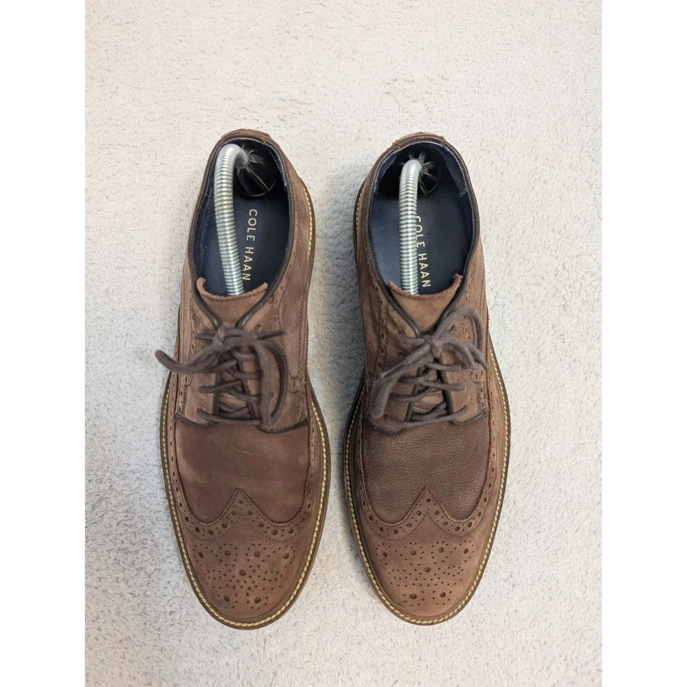 Cole Haan C26139 Men's‎ Brown Brogue Oxford - Size 9.5M